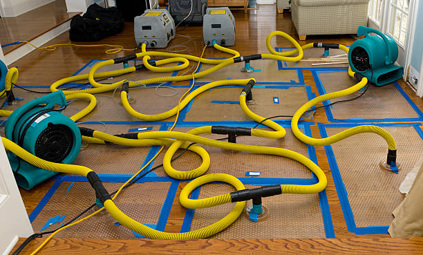 Professional Crawl Space Water Removal technician working in Devine, TX
